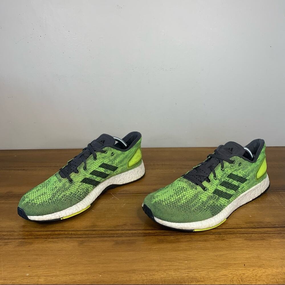 Adidas PureBoost DPR Solar Yellow Mens Running Shoe Size 10.5 - Picture 3 of 9